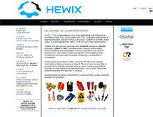 Tablet Screenshot of hewix.fi